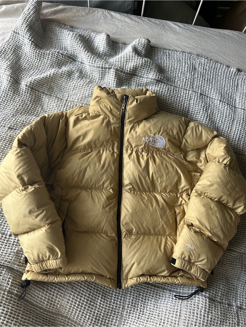 The North Face Women's Tan 700 Fill Down Puffer Jacket Medium